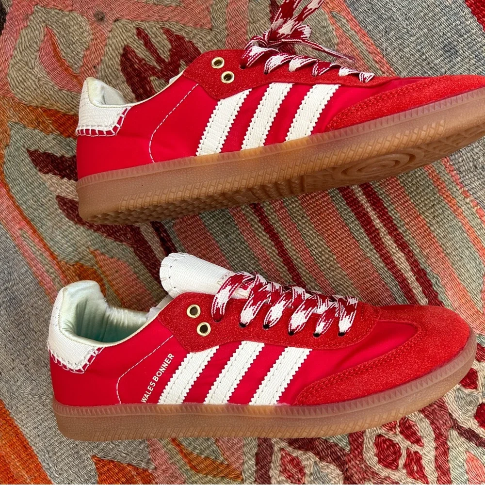 Red and White Sneaker - Picture 2 of 5